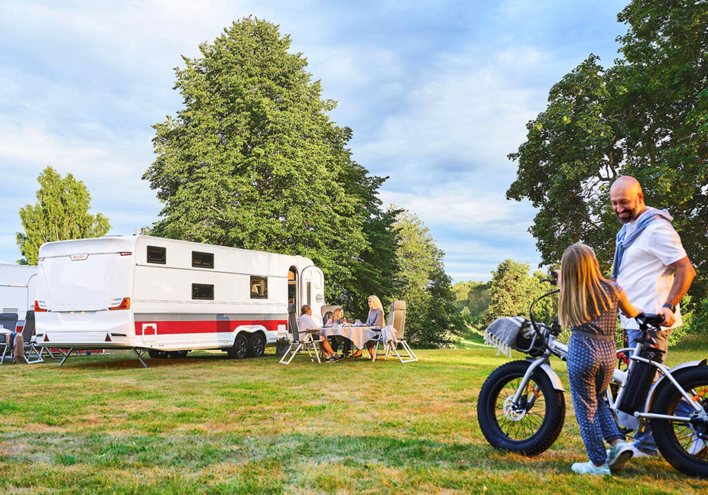 Scandinavische caravan