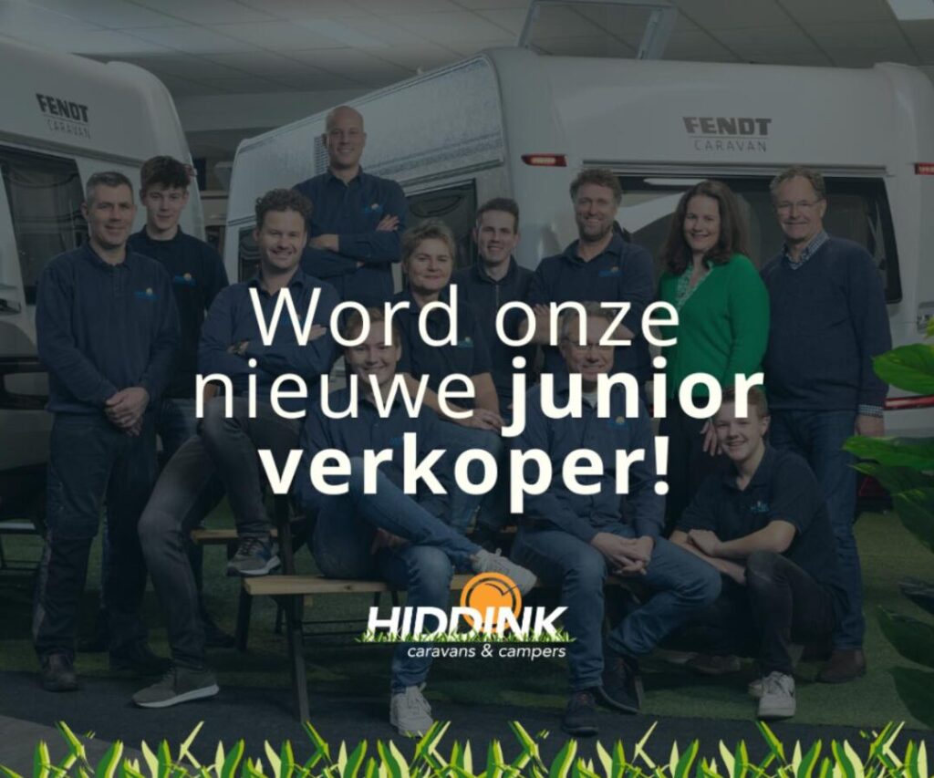Word onze nieuwe junior verkoper - hiddink